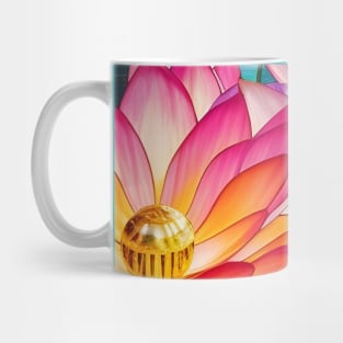 Pink and Purple Waterlilies Mug